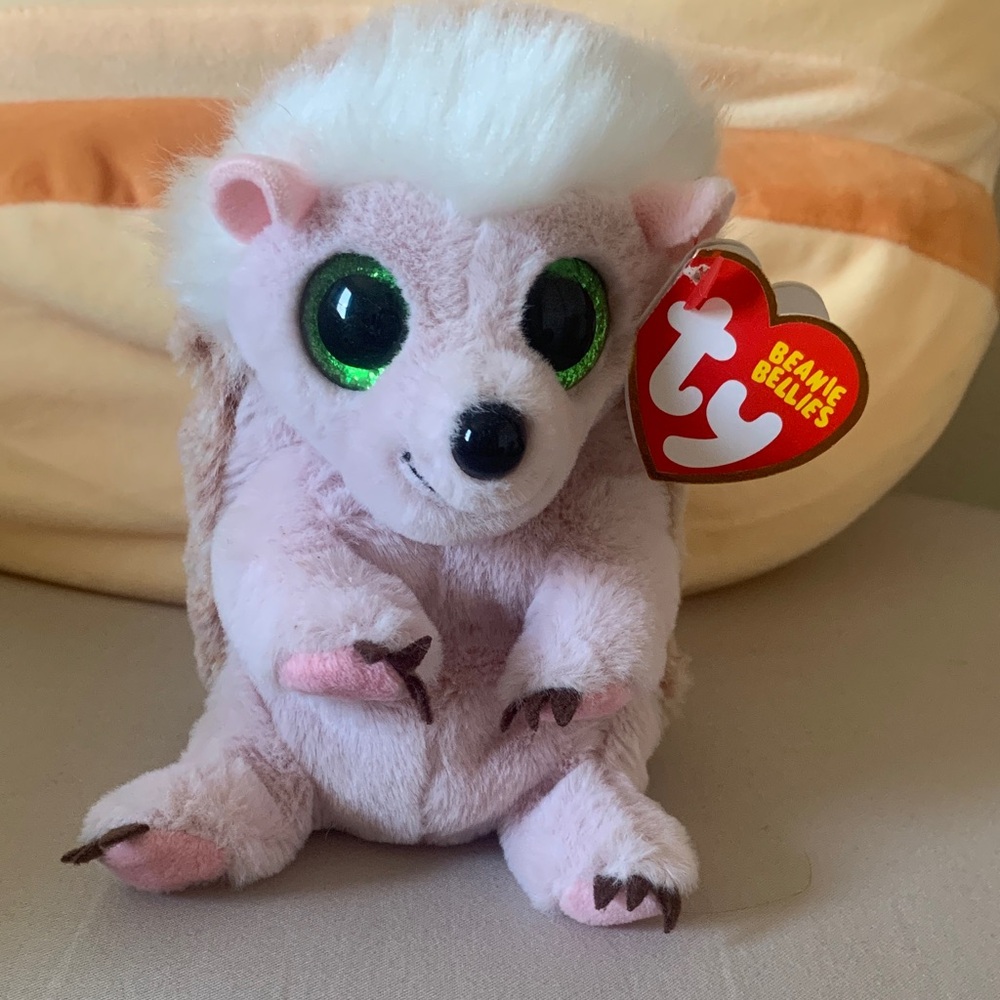 Ty Beanie Bellies collection. Hedgehog Plush, new with tag.